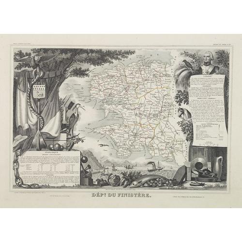Old map image download for Dépt. Du Finistère. N°28.