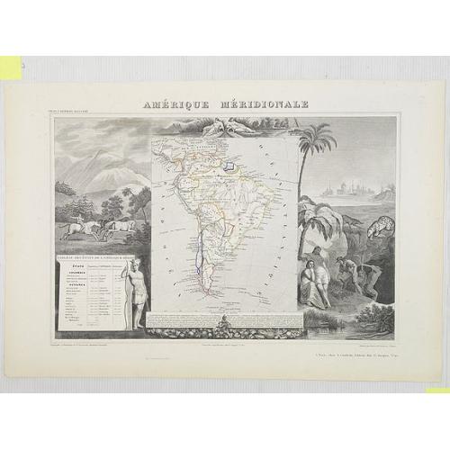 Old map image download for Amérique Méridionale.