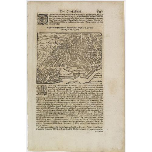 Old map image download for Beschreibung der Statt Antorff? [Antwerp ]