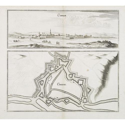 Old map image download for Corbie.