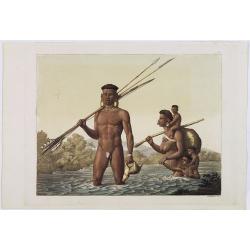 [ Hunting scene of Botocudos family, Rio Grande, Brazil ].