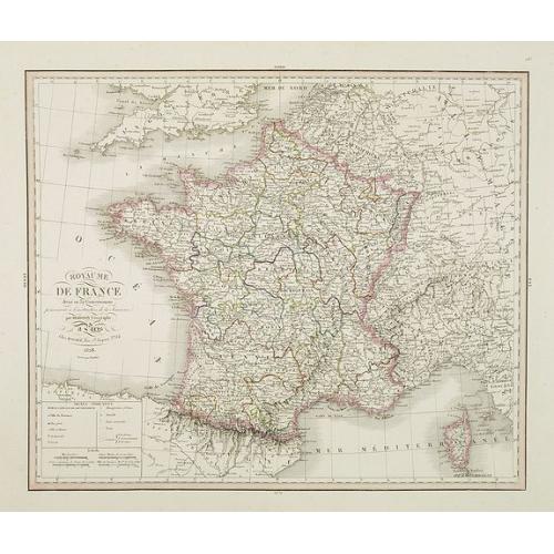 Old map image download for Royaume de France divisé en 32 gouvernemens. . .
