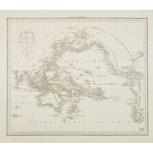 Old map image download for Océanie ou Australasie et Polynesie . . .