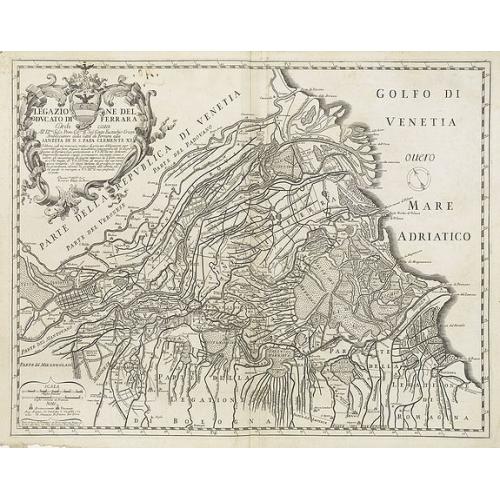 Old map image download for Legazione del Ducato di Ferrara . . .