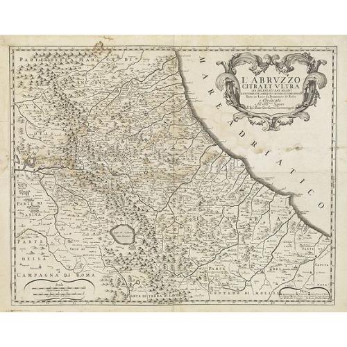 Old map image download for L'Abruzzo Citra et Ultra . . .
