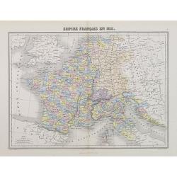 Empire Français en 1811.
