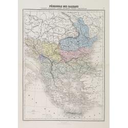 Péninsule des Balkans. Turquie -Roumanie - Serbie -Bulgarie - Bosnie - Monténégro.
