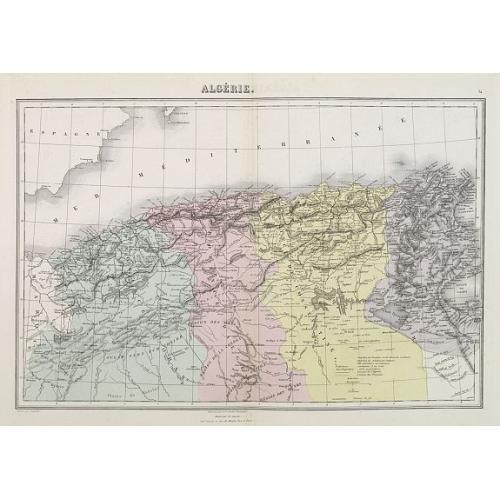 Old map image download for Algérie.