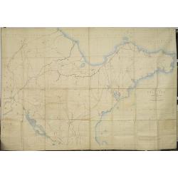 A map of the Province of Shantung compiled under the direction of Thomas T.Fergusson of Chefoo Stanfords geographical Establisment 1873 with projected raiway to coal mines and Tsi-Nan-Foo.