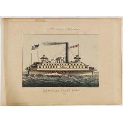Image download for New York Ferry Boat. (Bac à vapeur de New York).