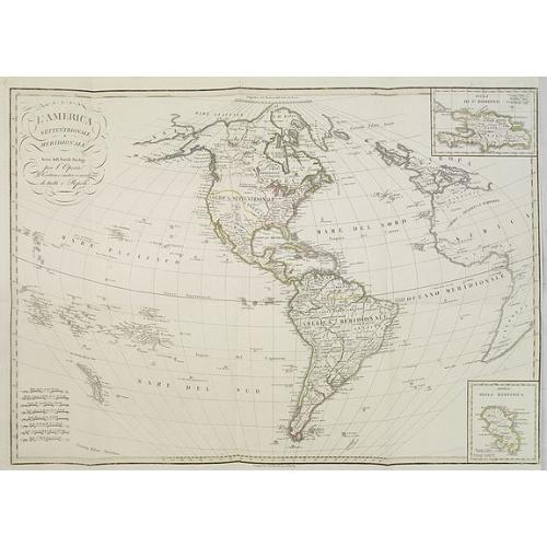Old map image download for L'America Settentrionale e Meridionale . . .