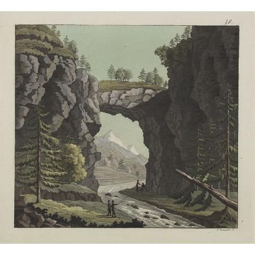 Old map image download for [The Rock-Bridge. Le Pont de Roche ].