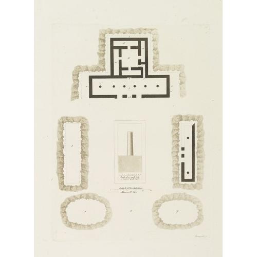 Old map image download for [ The ruins of Mitla ].