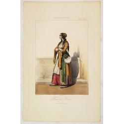 FEMME de DAMAR. Costumes Syriens 5.