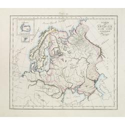 Image download for Nord de l'Europe Russie Suède -Denemach- Physique. Etude 19.
