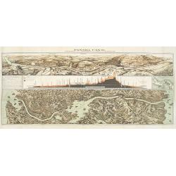 Panama Canal, Topographic, Diagramatic, and Illustrative.