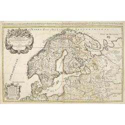 La Scandinavie et les environs, ou sont le royaumes de Suede de Danemarck, et de Norwege . . .