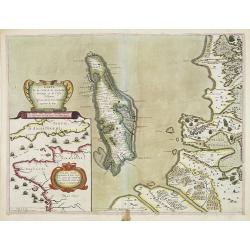 Carte de la Coste de La Rochelle a Brouaige et de l'Isle d'Oleron Observee par le S.r de Chattillon ingenieur du Roy.