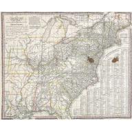 The Traveller's Guide. A Map Of The Roads, Canals And Steam Boat Routes Of The United States ... Designed for the use of Travellers, By H.S. Tanner.