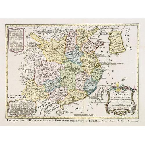 Old map image download for L'Empire de La Chine pour servir a l'histoire des etablissemens europees ..