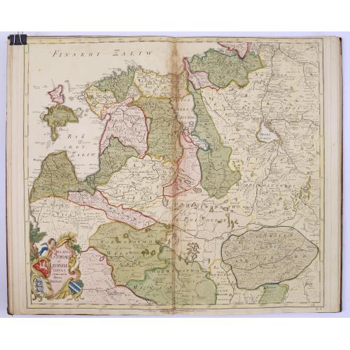 Old map image download for ATLAS RUSSICUS mappa una generali et undeviginti specialibus vastissimum Imperium Russicum cum adiacentibus regionibus [repeated in French].