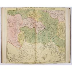 ATLAS RUSSICUS mappa una generali et undeviginti specialibus vastissimum Imperium Russicum cum adiacentibus regionibus [repeated in French].