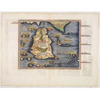 .Taprobana Ins. Tabula XII Asiae. [Sri Lanka.]