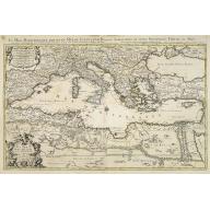 La mer Mediterranee divisee en ses principales parties ou mers. . .