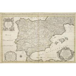 L'Espagne divisée en tous ses royaumes et Principautés. . .et sous la couronne de Portugal. . .