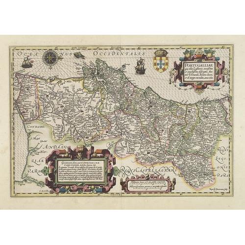 Old map image download for Portugalliae que olim Lusitania..