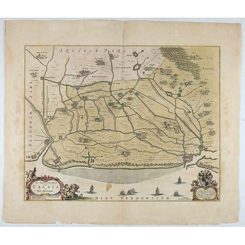 Old map image download for Le gouvernement de Calais & Païs reconquis.
