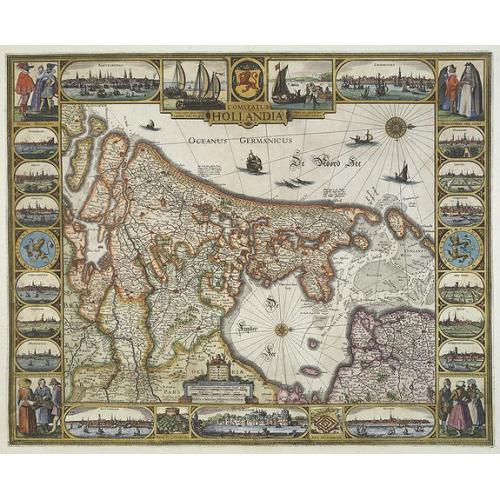 Old map image download for Comitatus Hollandiae.