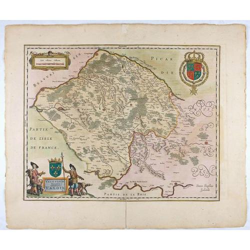 Old map image download for Valesium Ducatus. - Valois.