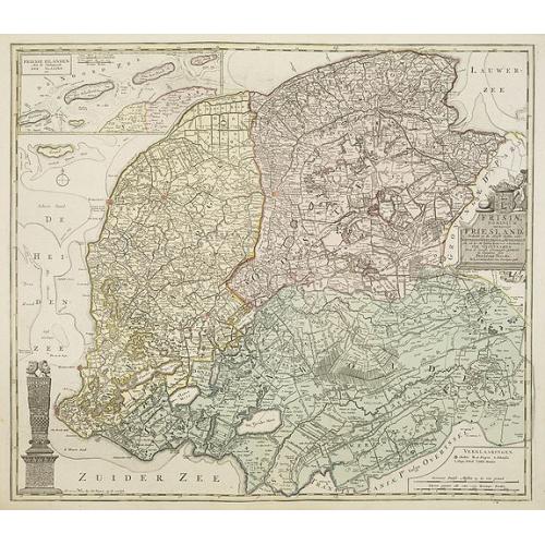 Old map image download for Frisiae dominium vernaculé Friesland. . .