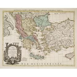 Carte de la Grece dressée sur un grand nombre de memoires. . .