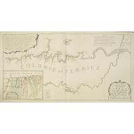 Nieuwe gemeten kaart van de colonie de Berbice met der zelver plantagiën en de namen der Bezitters. . .