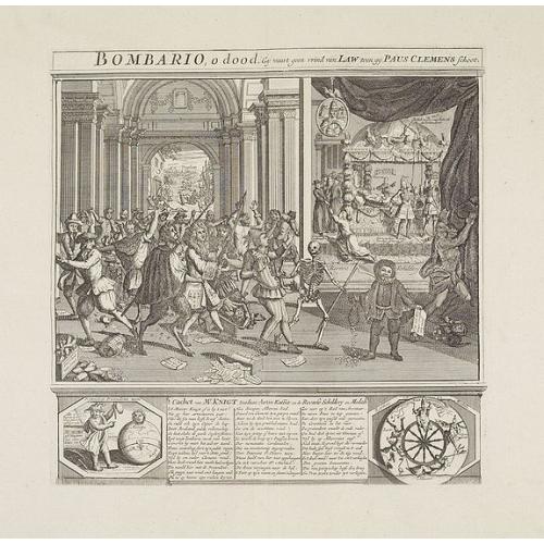 Old map image download for Bombario, o dood! Te schendig in nood.