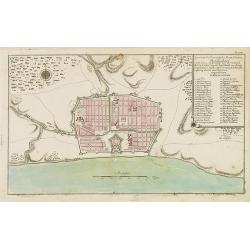 Grundriss des franzosischen Haupt Comtoirs Pondicheri. . .