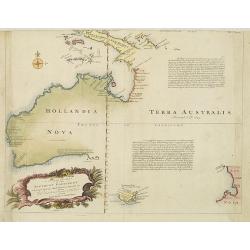 A Complete Map of the Southern Continent Survey'd by Capt. Abel Tasman & depicted by Order of the East Indian Cmpany in Holland In The Stadt House at Amsterdam.