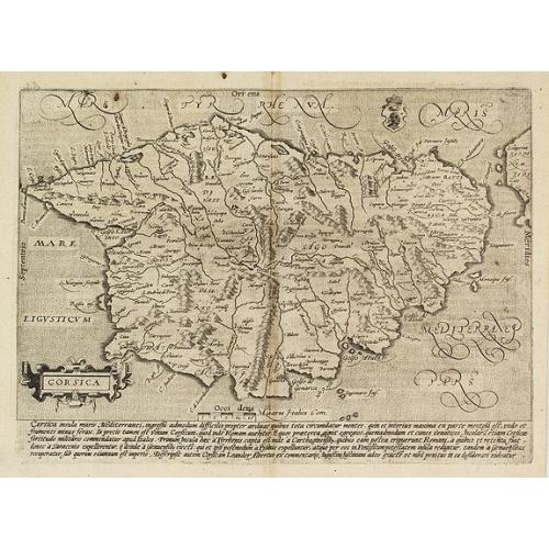 Old map image download for Corsica.