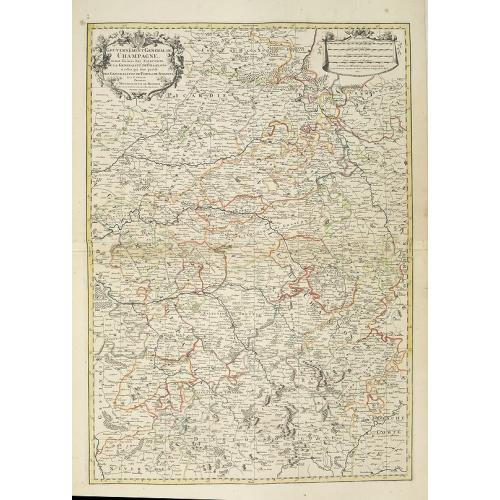 Old map image download for Gouvernement general de Champagne. . .