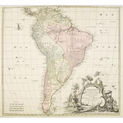 L'amerique meridionale dressee sur les memoires le plus recens. . .