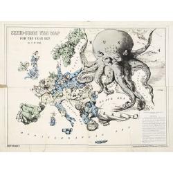 Serio-Comic War Map For The Year 1877.