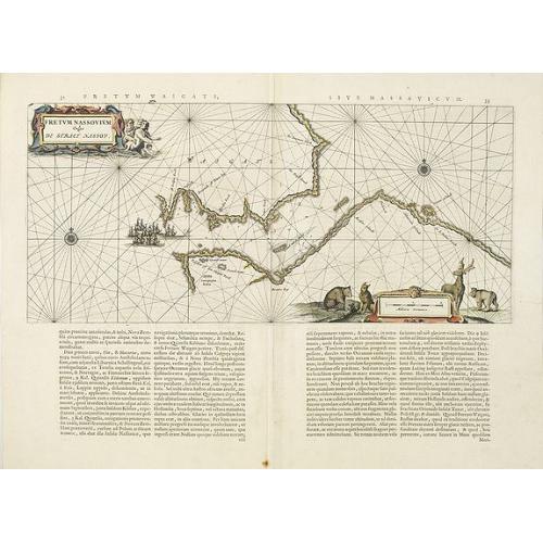 Old map image download for Fretum Nassovium vulgo de Straet Nassou.