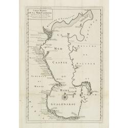 Image download for Carte Marine De La Mer Caspiene levée suivant les ordres de S.M.Cz. En 1719, 1720 et 1721.