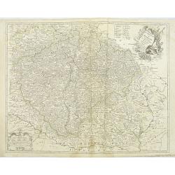 Le Royaume de Boheme. Carte reduite sur celle de 25 feuilles faite a Prague, par Müller, a Paris. Par et chez le sieur leRouge Ingr. Géographe du Roy . . .