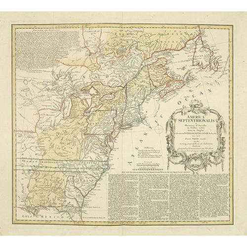 Old map image download for America Septentrionalis a Domino d'Anville. . .