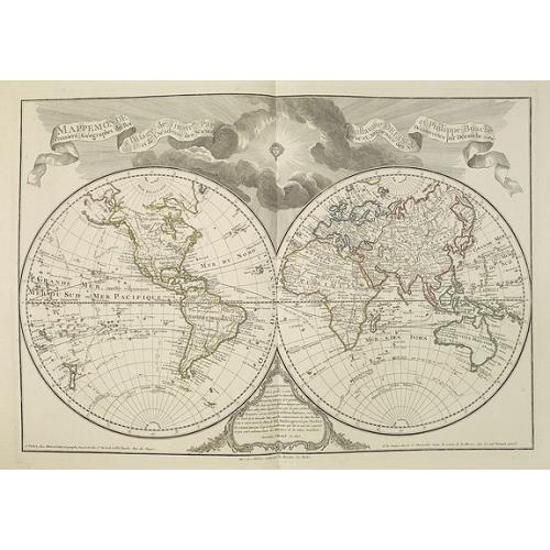 Old map image download for Mappemonde a l'usage de l'instr.on. Par Guillaume Delisle et Philippe Buache.