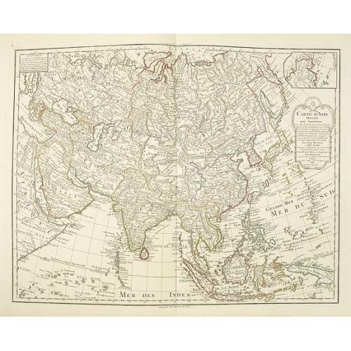 Old map image download for Carte d'Asie Dressée pour l'instruction. . .