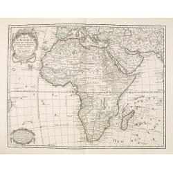 Carte d'Afrique Dressée pour l'instruction par Guillaume DeLisle. . .